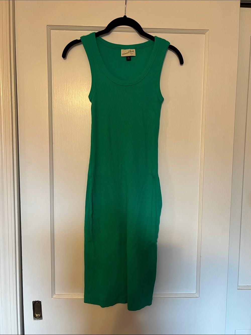 Target Universal Thread Emerald Green bodycon Rib Tank Dress size XS